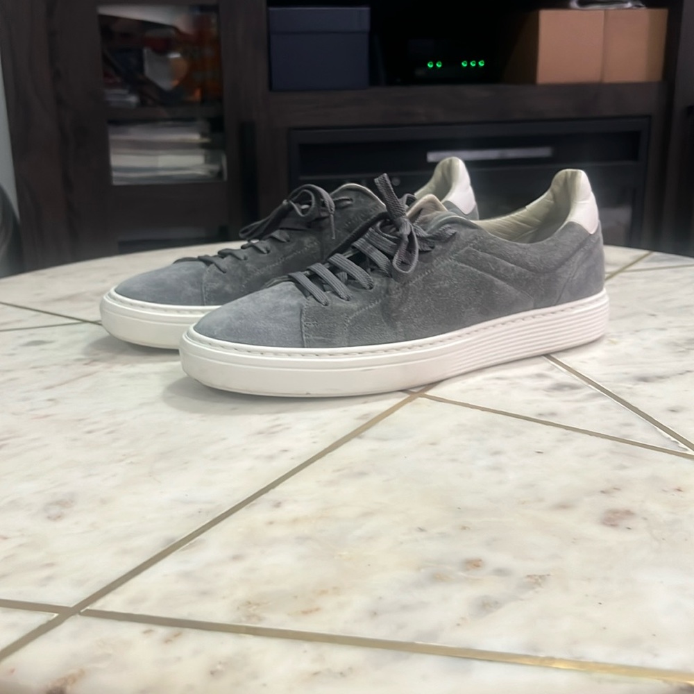 Brunello cucinelli leather sneakers